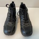 Harley Davidson  Black Leather ankle Boots Sz 7.5 Photo 1