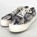 Superga  Platform Faux Python Snakeskin Sneakers Flatform Women’s Sz 8.5 Photo 6