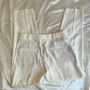 Mango NWOT  Solid White High Rise Trousers Cropped Dress Pants Size Small Photo 7