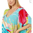 Natori N by  Multicolored Bora Bora Crinkle Caftan Size Large Photo 2