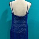 Natori Private luxuries by  dark blue lace cami tank dress in size xl Photo 2