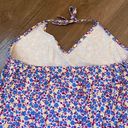 SheIn halter dress lightweight ditzy floral summer swim coverup women’s size M Photo 6