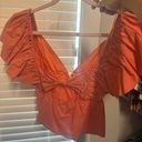 Boutique Orange Top Photo 2