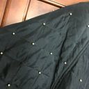 Vintage Venezia Vitale Windbreaker Jacket 100% Silk Black Fringe Stud Size 1X Photo 2