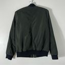 New Look  Green Bomber Style Jacket Size US 10 Photo 4