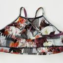 Anthropologie [] Pure + Good Floral Mixed Print High Neck Sports Bra Size Small S Photo 1