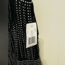 TCEC New! Black fringe dress with silver studs Size small Photo 4