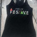 Fifth Sun “Feeling Festive” Christmas Racerback Tank Top In Black -  Size XS NEW Photo 1