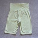 Nordstrom Long Lime Green Yellow High Waisted Bike Shorts Sz Xs Photo 1