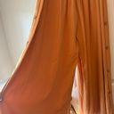 Lulus Orange Side Button Wide-leg Pants Photo 1