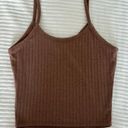 Bozzolo Brown Tank Top Photo 1