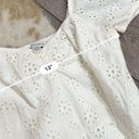 American Eagle White Floral Keyhole Mini Dress Photo 3