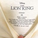 Disney  Cream Lion King Vintage Graphic Print Short Sleeve Shirt Size Medium Photo 2