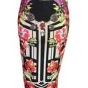 Chatoyant  bright midi pencil skirt Photo 0