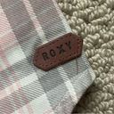 Roxy  Soft Cotton Plaid Pastel Button Down Collared Shirt Medium Photo 1