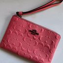 Coach Hot Pink Wristlet / Wallet Photo 0