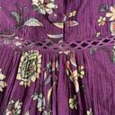 American Vintage Vintage America Blues pretty floral purple top Photo 8