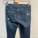 frame denim FRAME Le Skinny de Jeanne Distressed Medium Wash Jean Photo 4