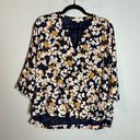 Cooper and Ella 🌺  floral faux wrap top Photo 0