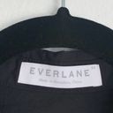 Everlane NEW  The Poplin Button Down Shirt in Muted Black Photo 6