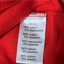 Lacoste  Women’s Red Slim Fit Short Sleeve 5 Button Polo Shirt Size 42 (LARGE) Photo 5