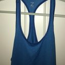 Zella Z By  Striped Work Out Tank Blue Small Photo 5