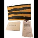 Coach Zip Card Case With Tiger Print Photo 3