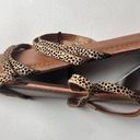 J.Crew  Women’s Double Strapped Animal Print Low Heel Comfortable Sandals Sz 8 Photo 2