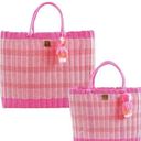 Simply Southern NWT  Key Largo PVC Multi Color‎ Woven Tote Small Large Size Set Photo 1