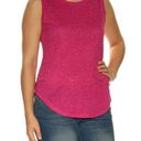 Maison Jules  bold berry lace linen tank top Photo 0