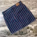 American Eagle  Striped Denim Skirt 0 Photo 0