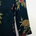 Caribbean Joe  Let Go Tropical Print 3/4 Length Sleeve Fitted Button Up Shirt Photo 5