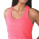 Lululemon  Swiftly Tech Racerback In Heathered Neon Pink Lightweight Run Size 4 Photo 4