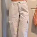 PacSun White Cargo Pants Size XS Photo 0