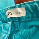 ZARA Teal  Jeans Photo 1