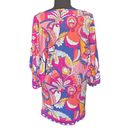 Trina Turk NWT  Sevilla Tunic Cover-Up Dress – Small Psychedelic 60s 70s style Photo 7