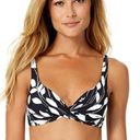 Anne cole  black & white floral bikini set. NWT Photo 7