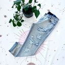 One Teaspoon  Awesome Baggies Light Acid Wash Distressed Jeans Photo 3