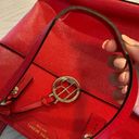 Henri Bendel ‎ Bright Red Hobo Crossbody Bag Photo 3