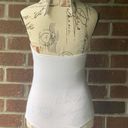 Hollister White Ribbed Halter Bodysuit Photo 2