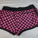 Pacific&Co Arizona Jean  Women Running Shorts XL Elastic Waist Zipper Pocket Checkered Photo 2