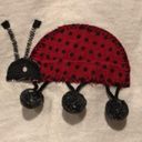 Vintage Alore Ladybug Embroidered Baby Tee Size M Photo 1