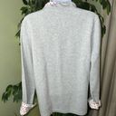 Orvis  Sandy Point Quarter Zip Pull Over with Flip Cuff Size Medium Photo 5