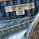 ALLSAINTS  Pam Birds Embroidered Denim Shorts in Indigo Blue Photo 6