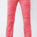 ZARA  Flare Knit Ribbed Pull On Knit Pants Red Size S Photo 0