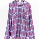 Joie  Aiden Plaid Button Down top. Size Small. Photo 0