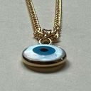 Tehrani Jewelry 14k Real Gold evil eye white Pendant | Birthday gift | lucky charm | Real Gold Evil Eye protection pendant | Photo 3