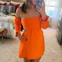 Orange Dress Size M Photo 0