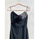 $915 RTA Lou Satin Trim Strapless Tuxedo One Photo 2