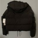 Good American NWT  Black Puffer Jacket Removable Hood Size 2XL Photo 3